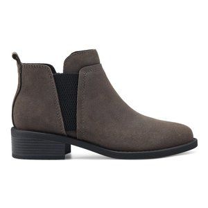 Watkins Ankle Booties - 8.5 W - Grey Suede - Easy Spirit